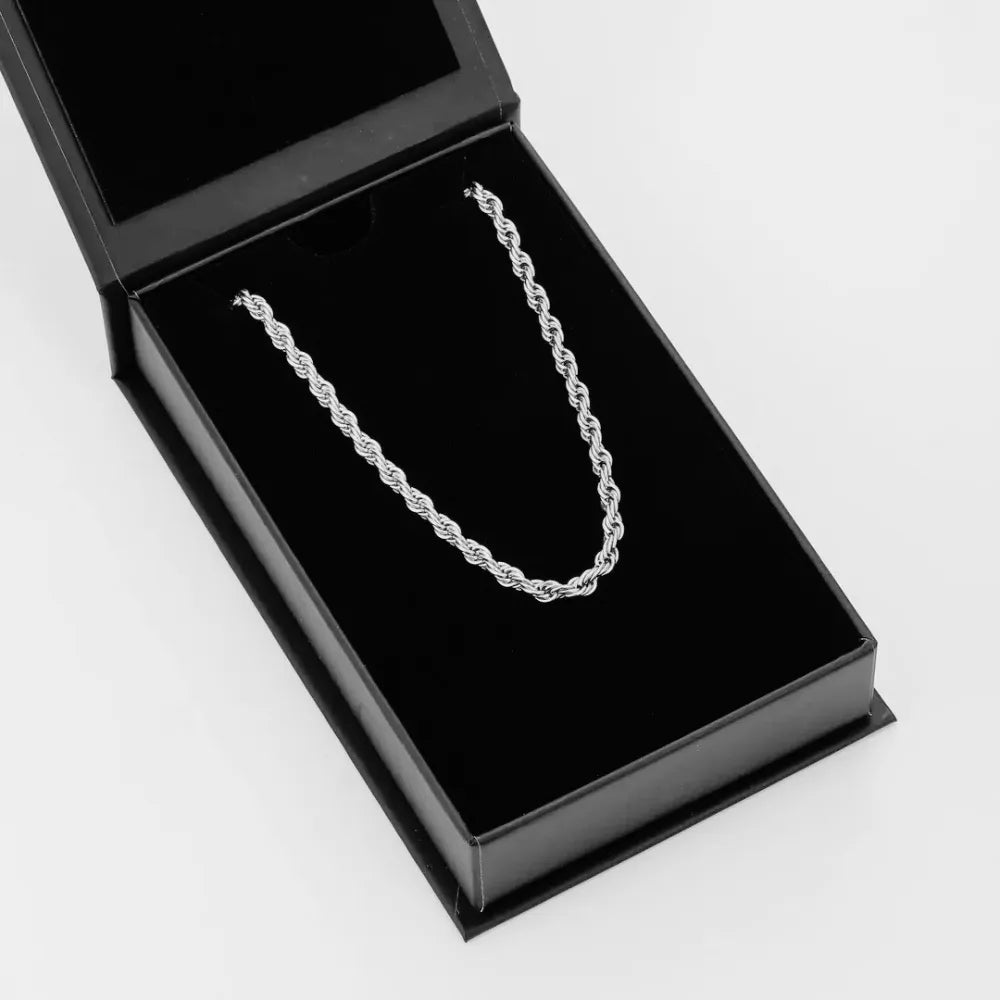 Men's 4mm Rope Chain Necklace