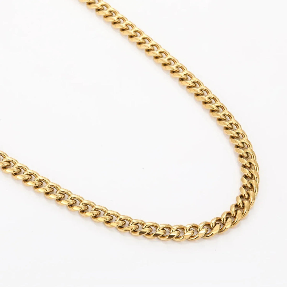 Men's Miami Cuban Link Chain Necklace 0.31 in