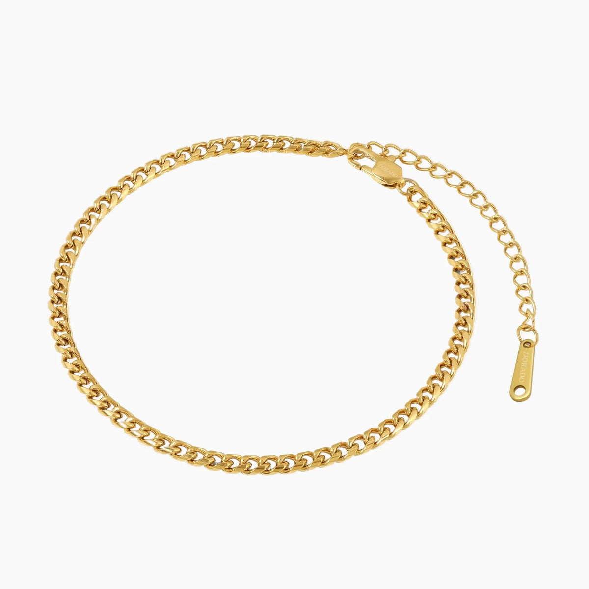 0.12 in Miami Cuban Link Anklet
