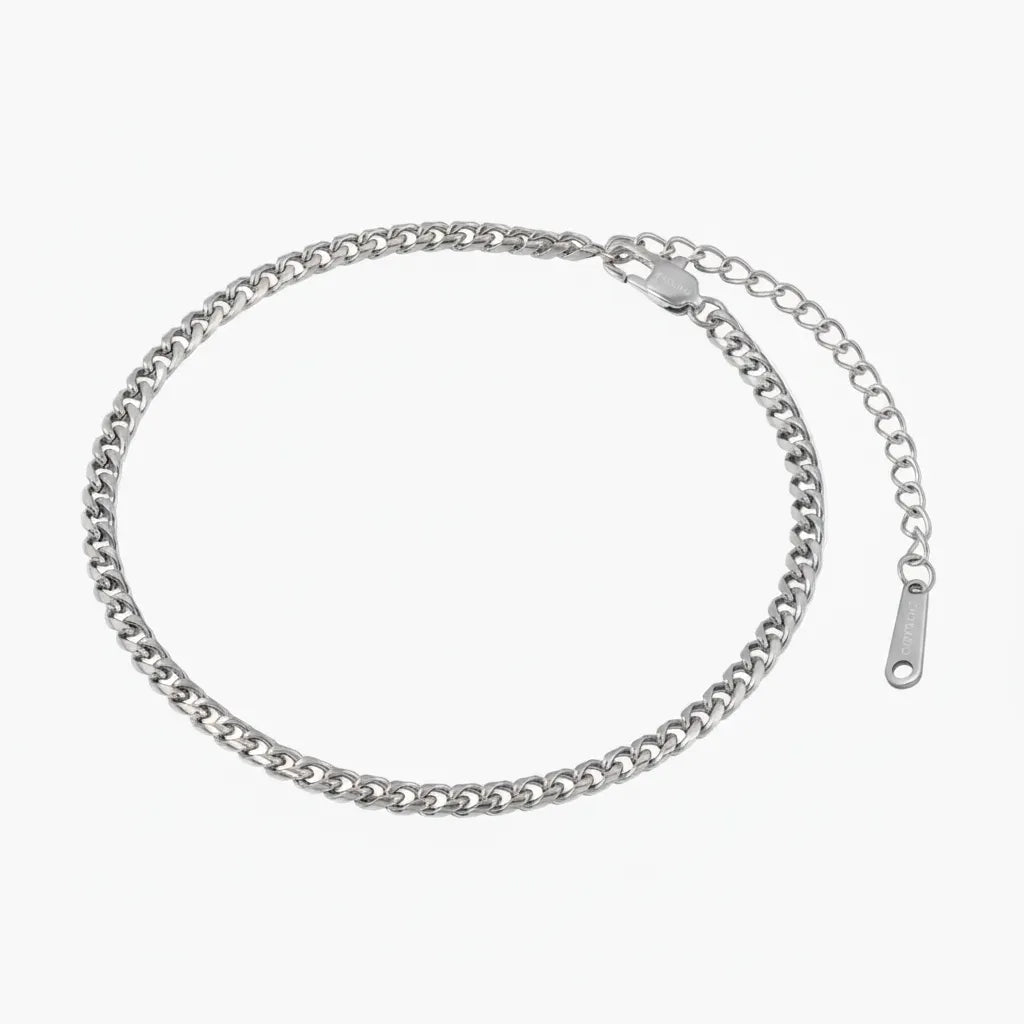 0.12 in Miami Cuban Link Anklet