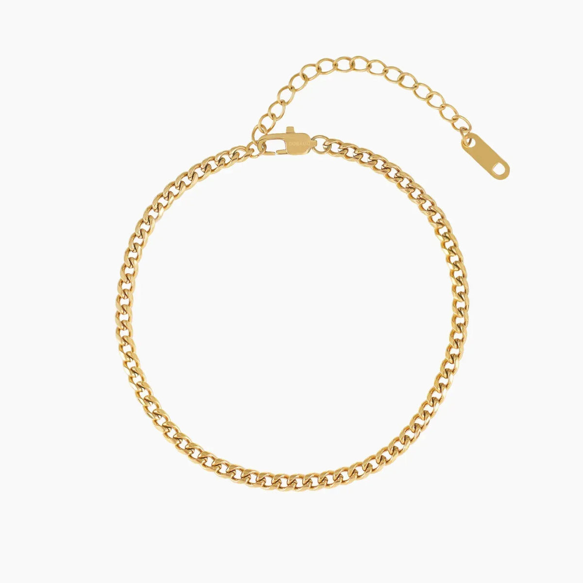0.12 in Miami Cuban Link Anklet