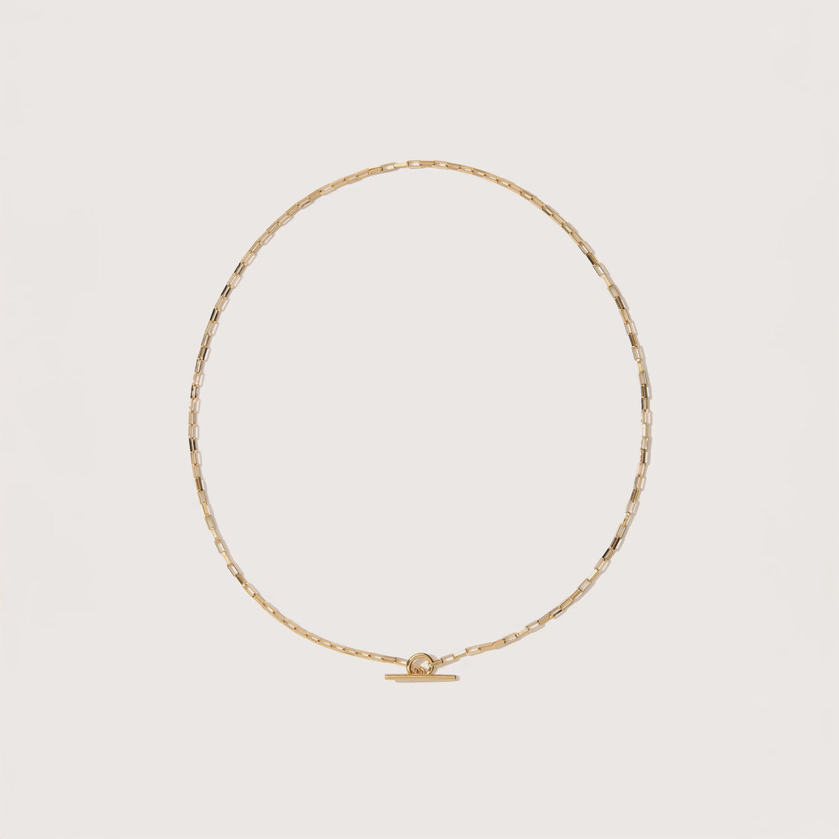 Mini Love Link Necklace in Gold Vermeil