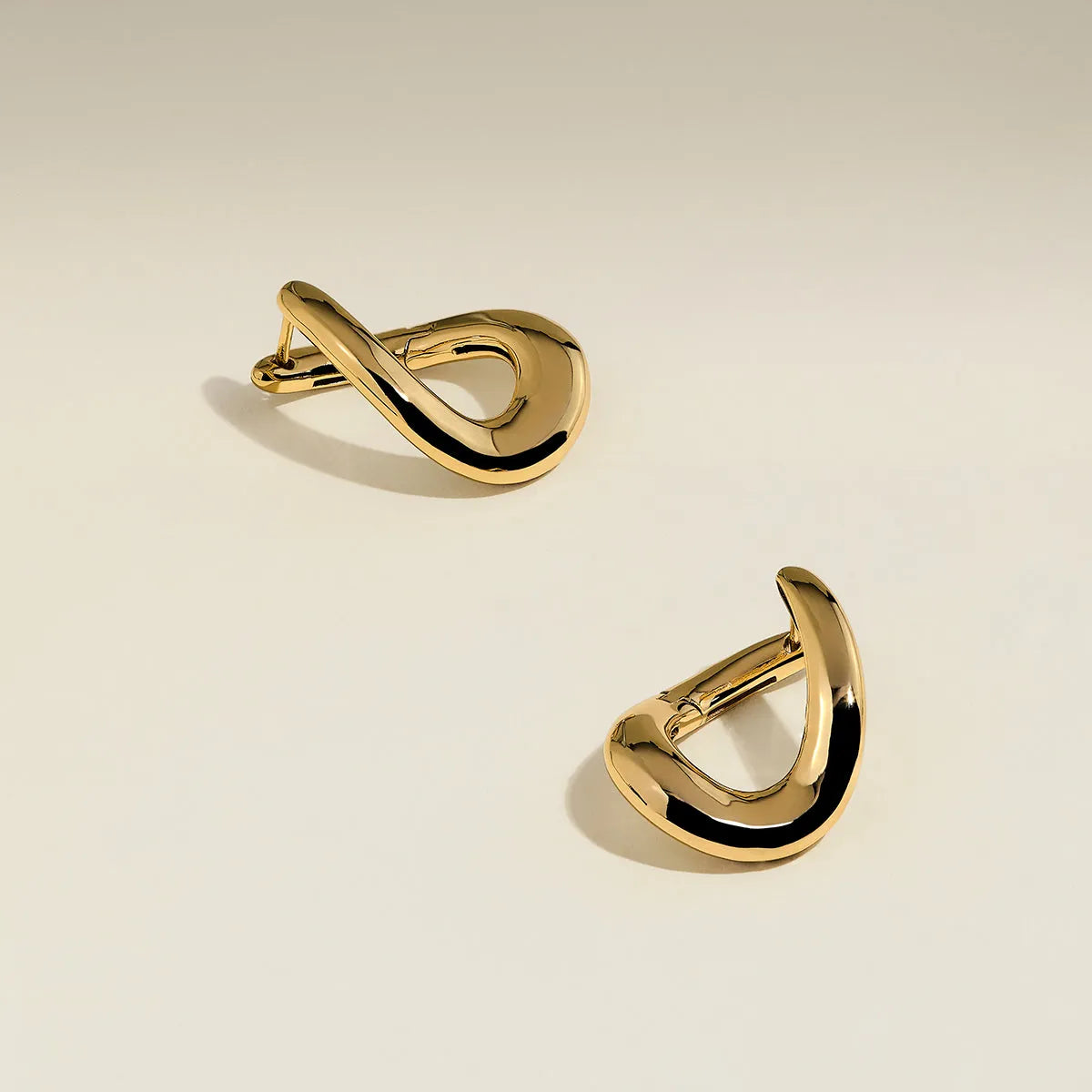 Molten Large Hoops in Gold