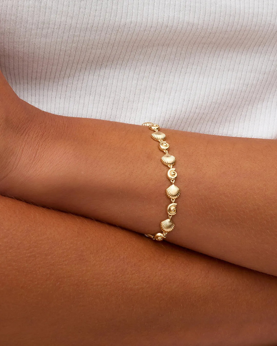 Nautilus Bracelet in 18K Gold Plated