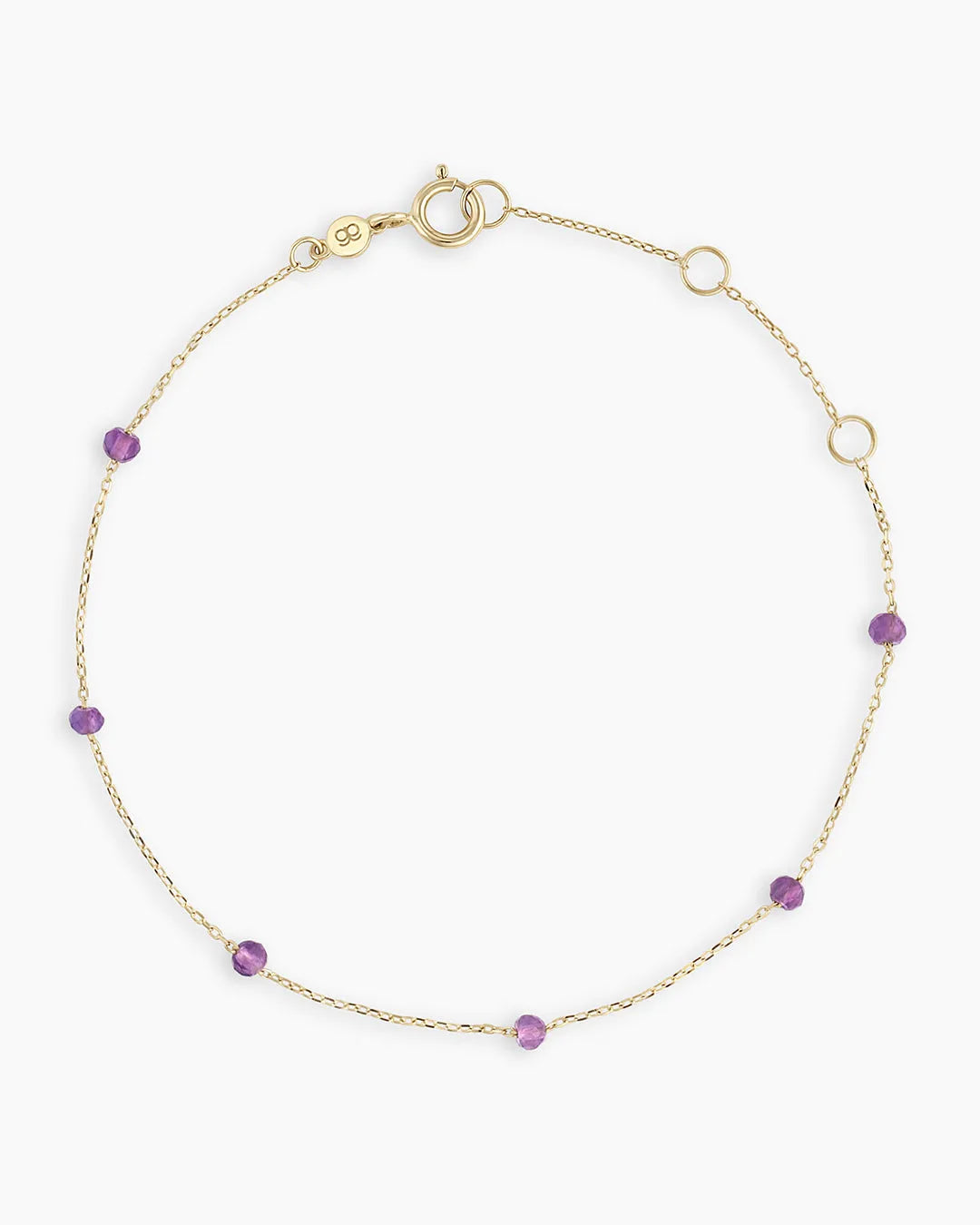 Newport Birthstone Bracelet in 14K Gold