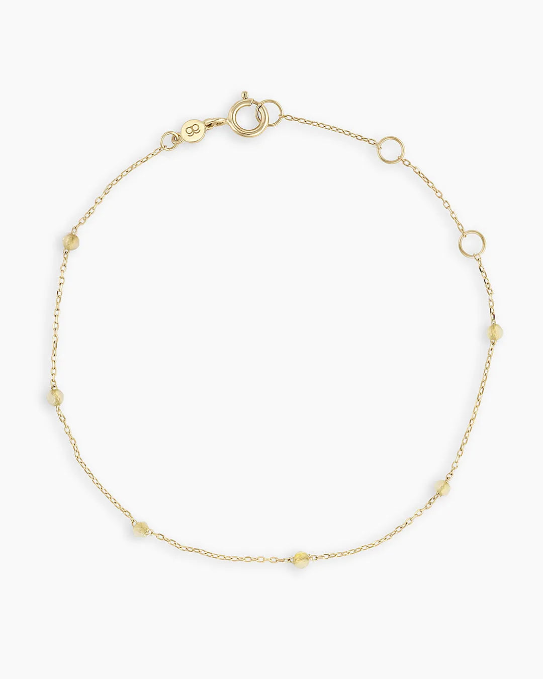 Newport Birthstone Bracelet in 14K Gold