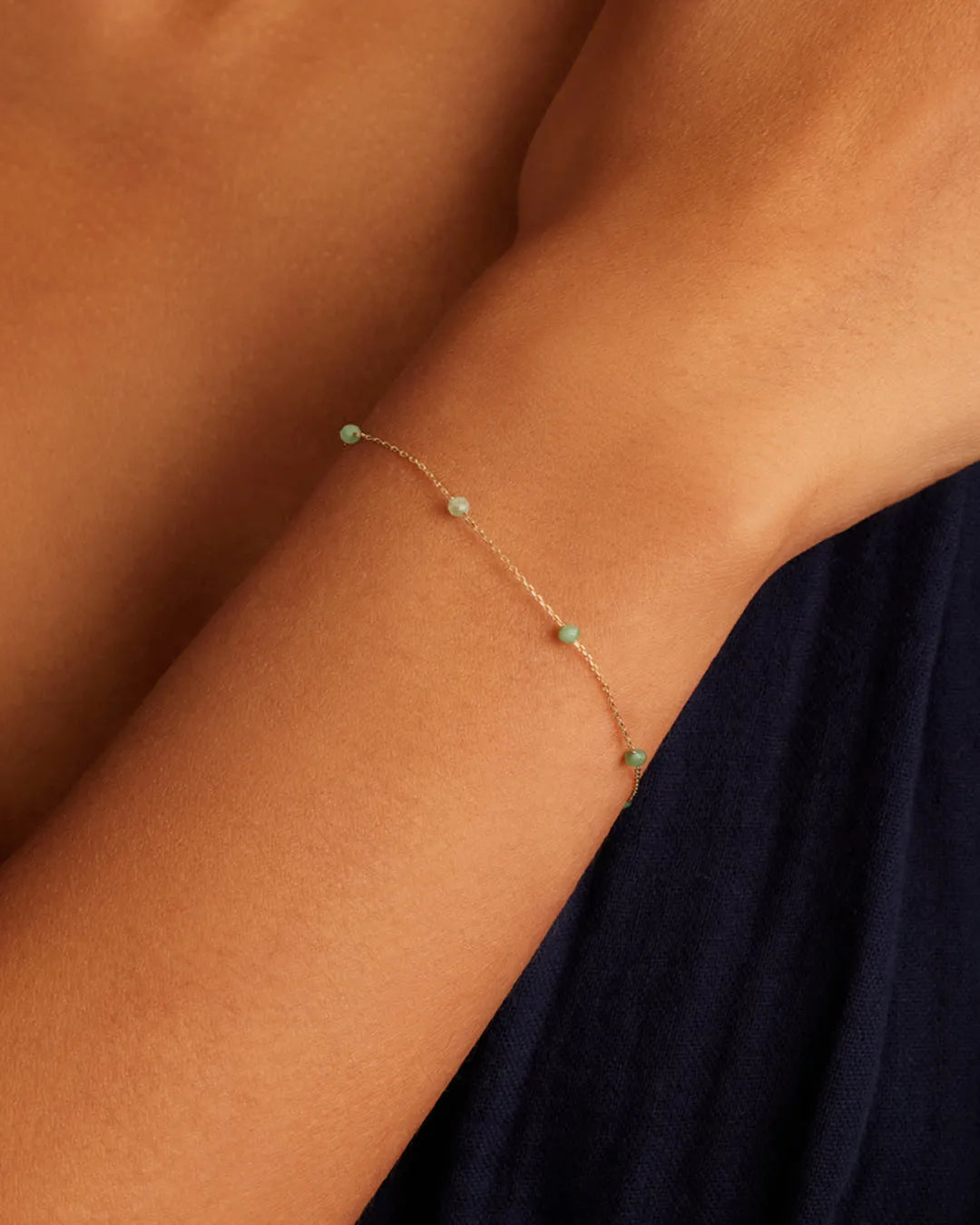 Newport Birthstone Bracelet in 14K Gold