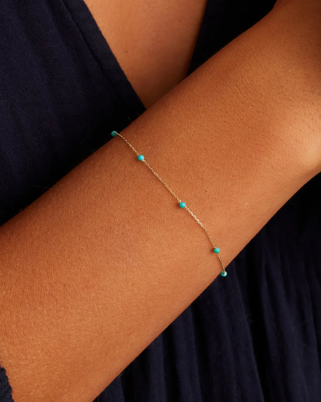 Newport Birthstone Bracelet in 14K Gold