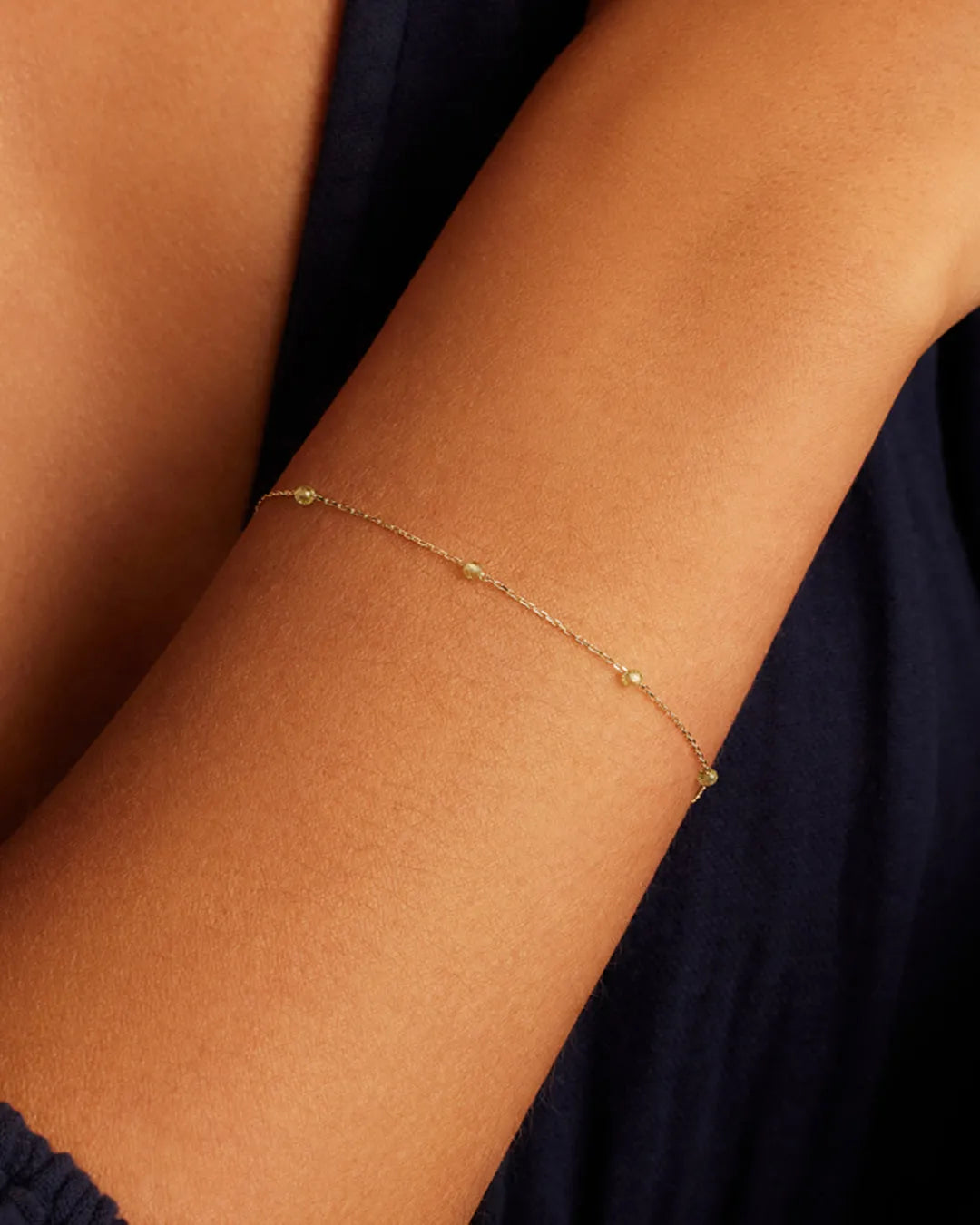 Newport Birthstone Bracelet in 14K Gold