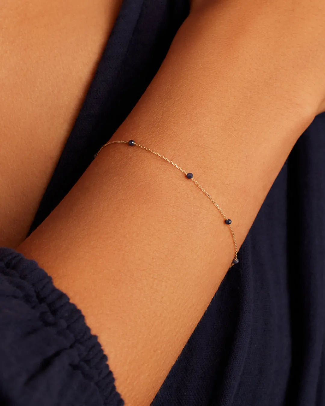 Newport Birthstone Bracelet in 14K Gold