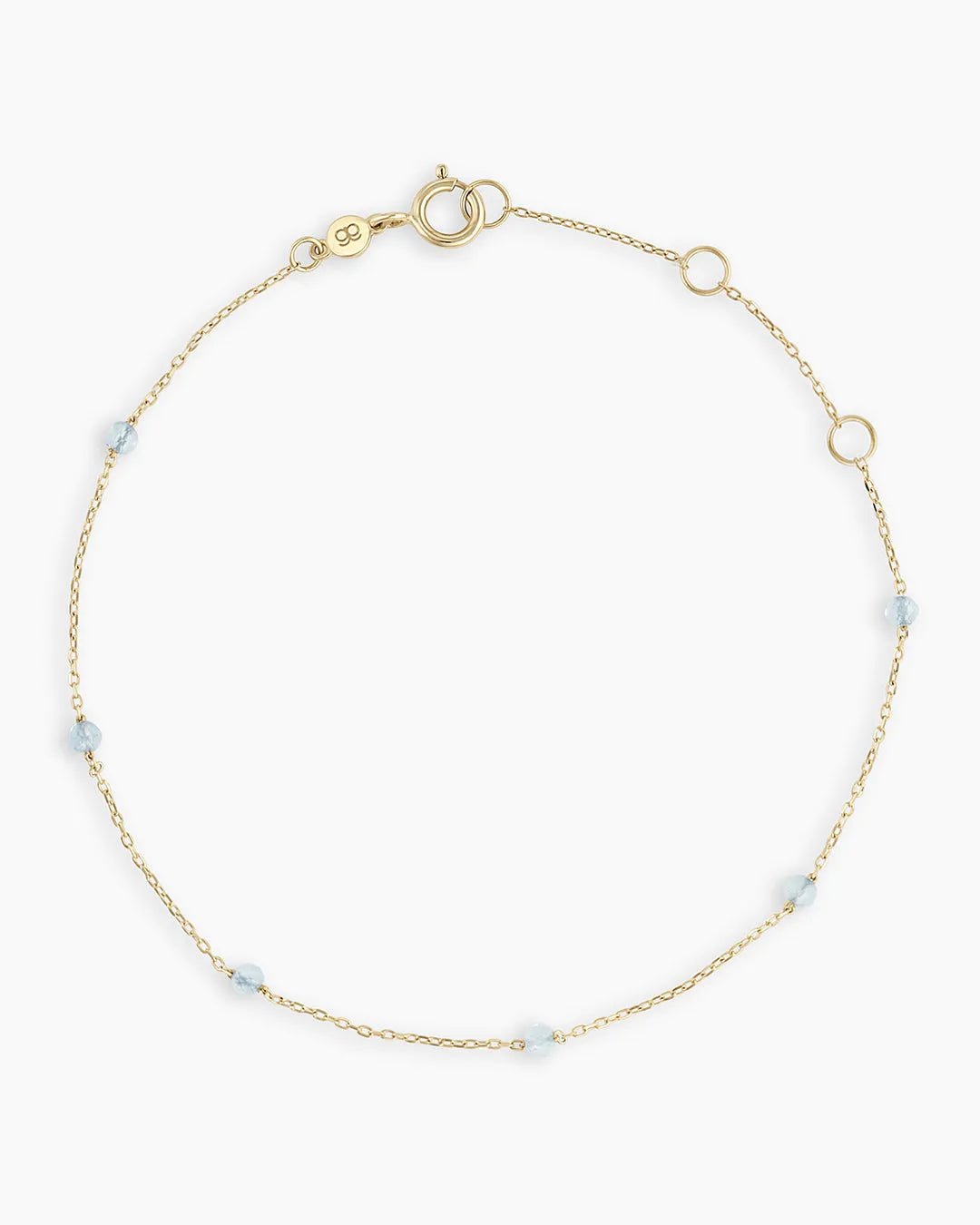 Newport Birthstone Bracelet in 14K Gold