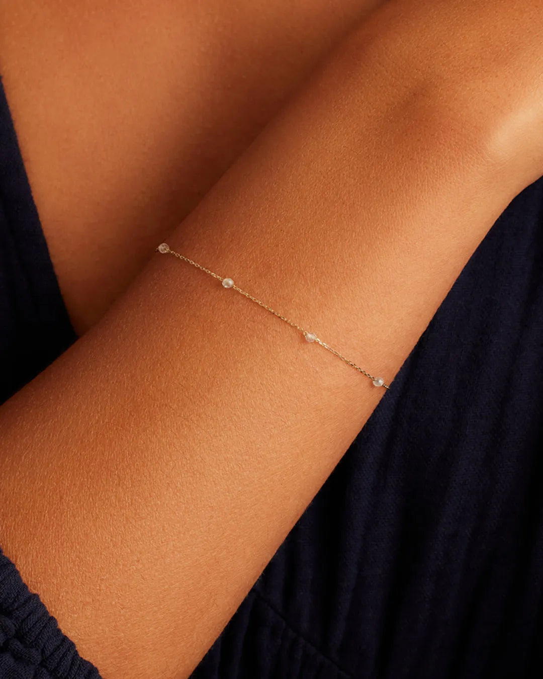 Newport Birthstone Bracelet in 14K Gold