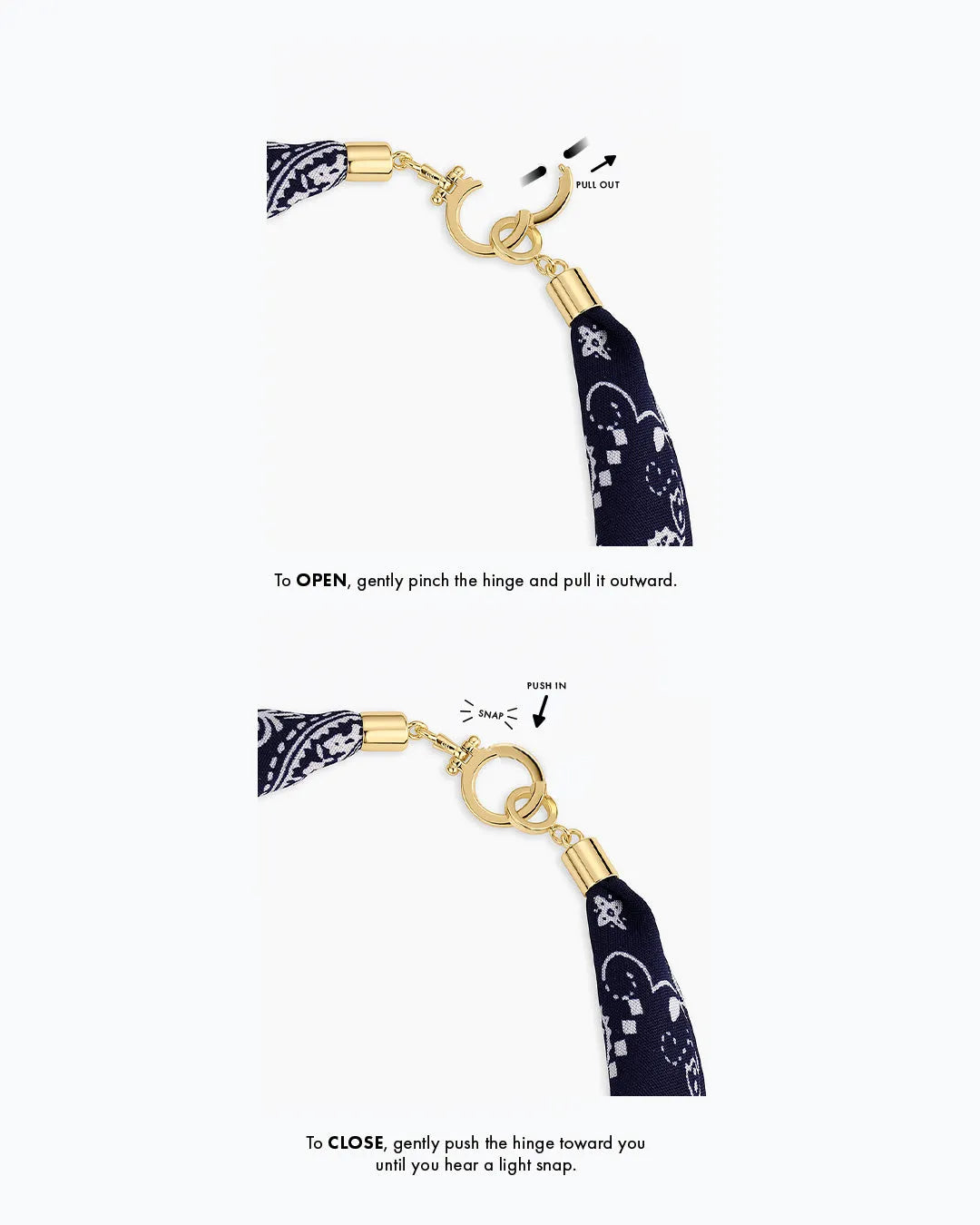 Paisley Bandana Knot Necklace
