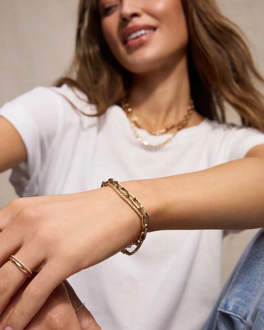 Parker Luxe Bracelet in 14K Gold