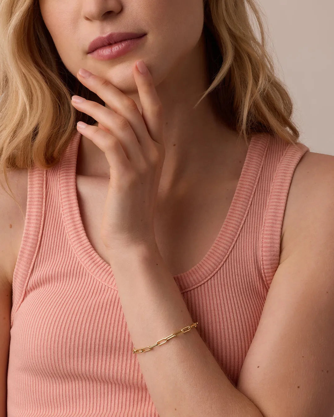 Parker Paperclip Chain Bracelet
