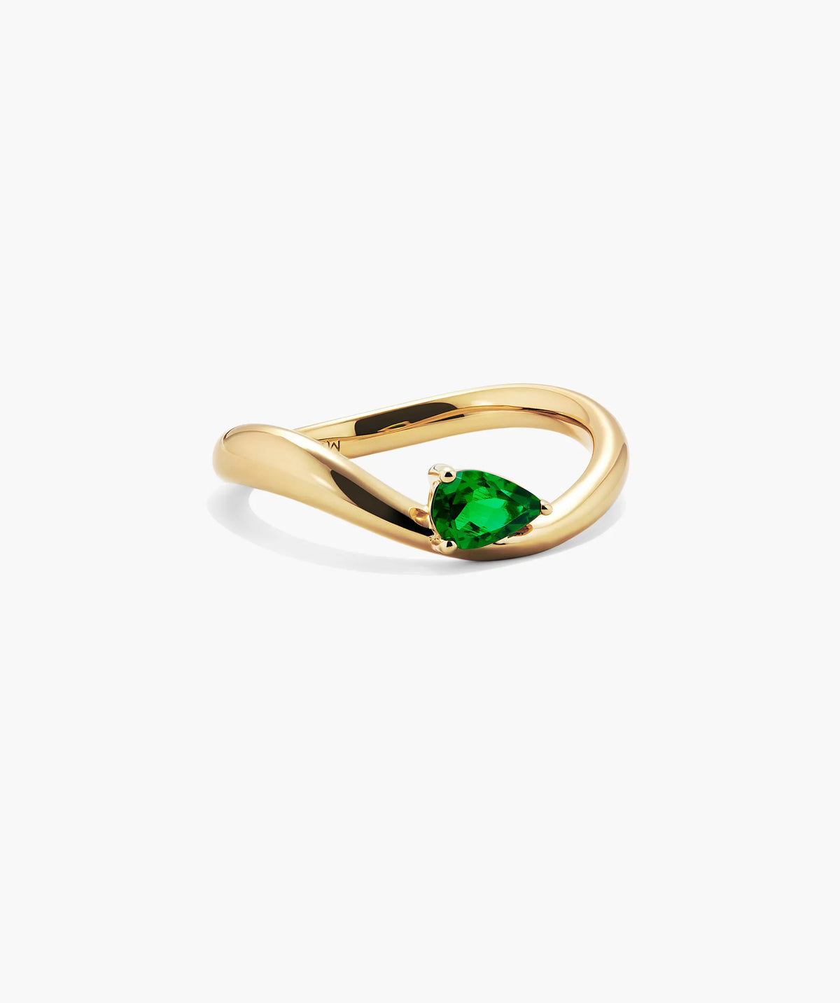 Pear Cut Gemstone Dôme Balance Ring