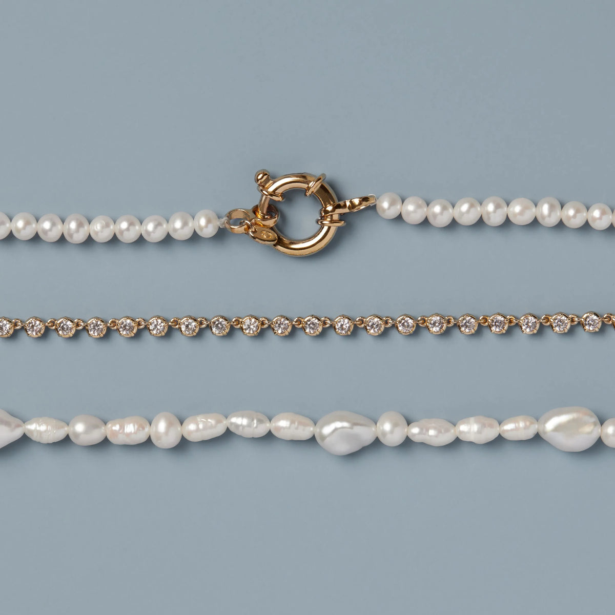 Pearl Aura Beaded Necklace