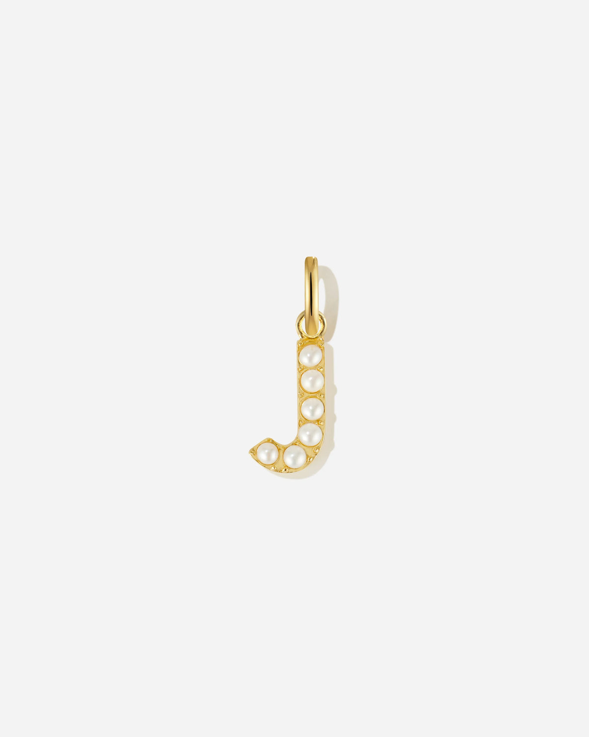 Pearl Letter Charm