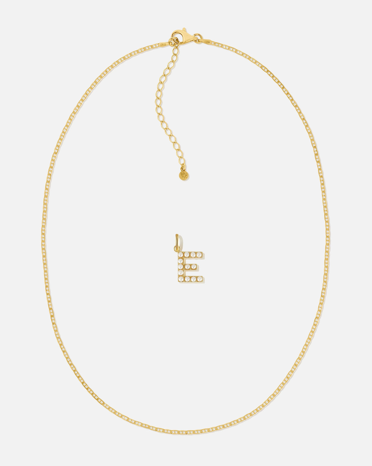 Pearl Letter Charm Set