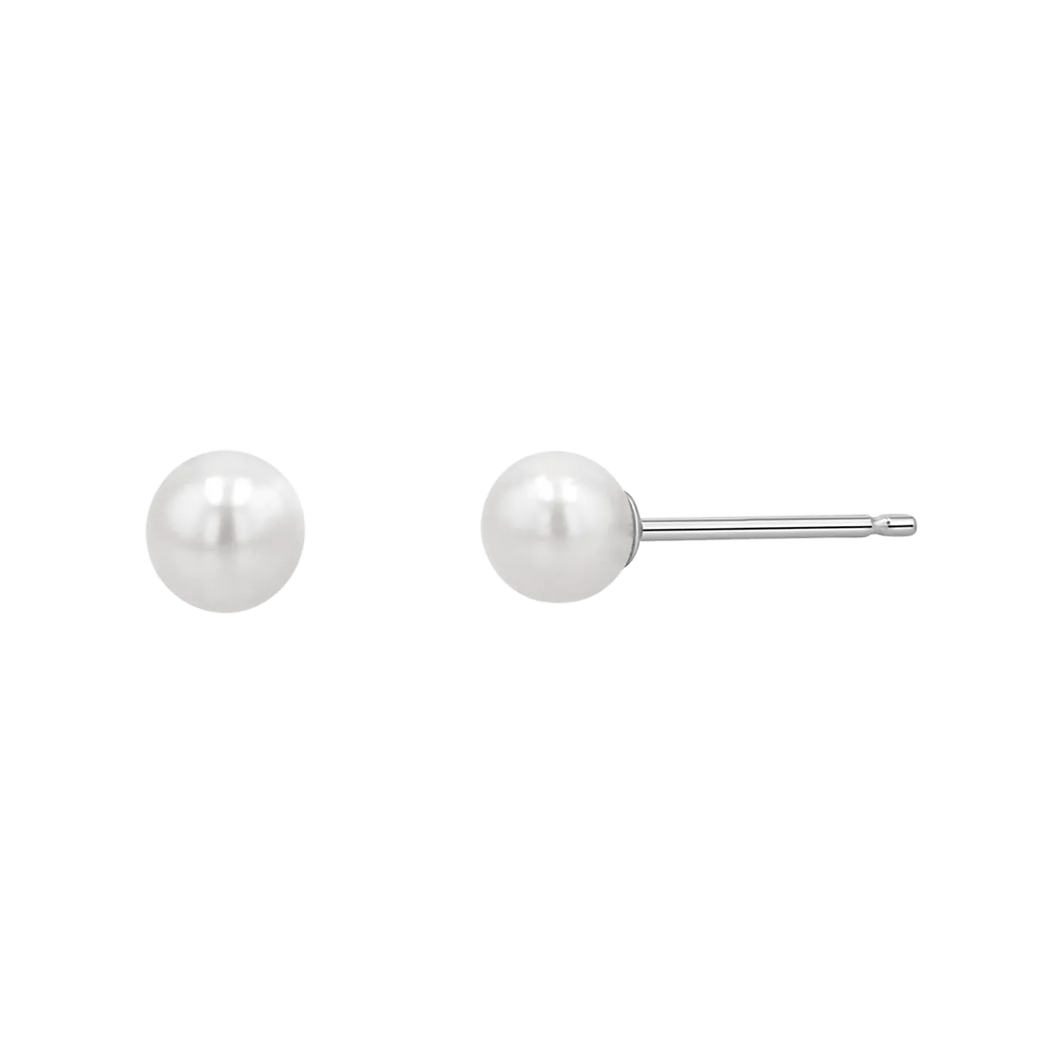 Pearl Stud Earrings in 14K Gold