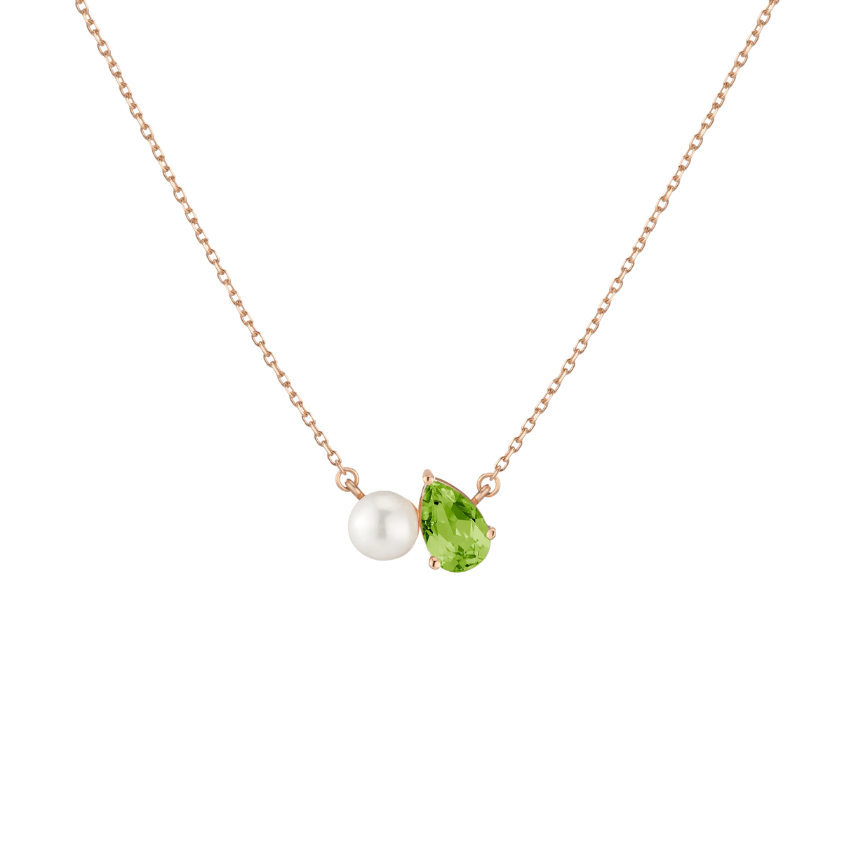 Pearl Toi et Moi Necklace
