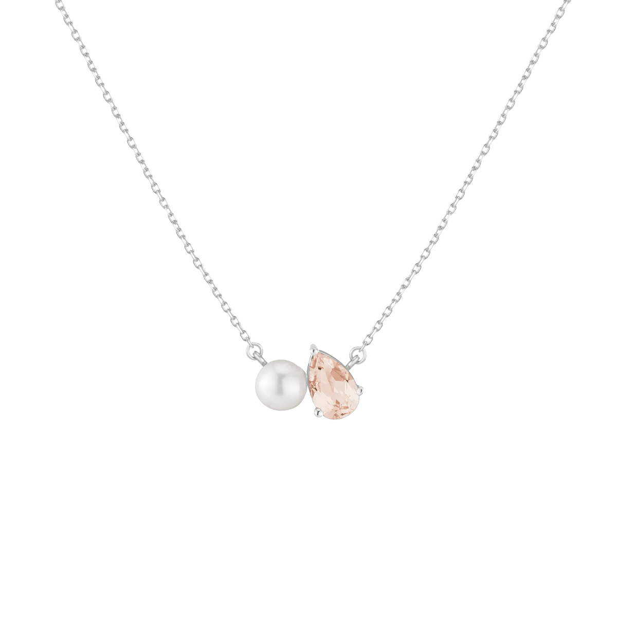Pearl Toi et Moi Necklace