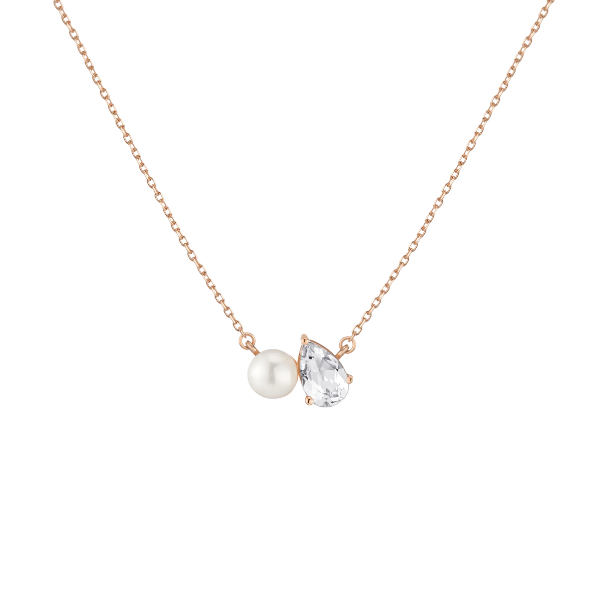 Pearl Toi et Moi Necklace