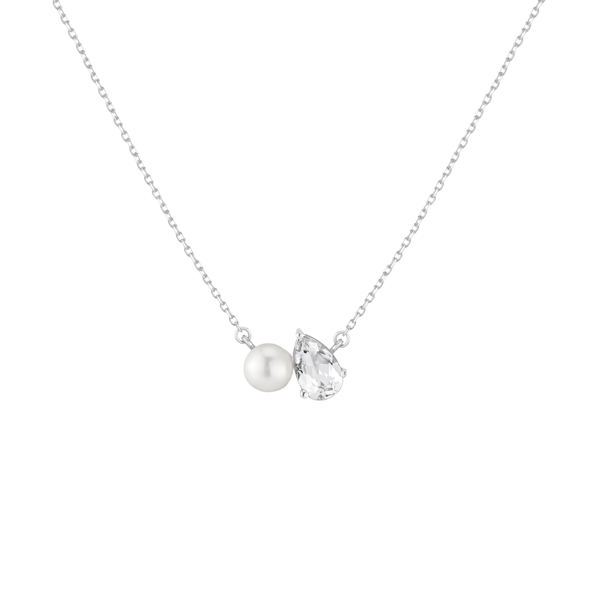 Pearl Toi et Moi Necklace
