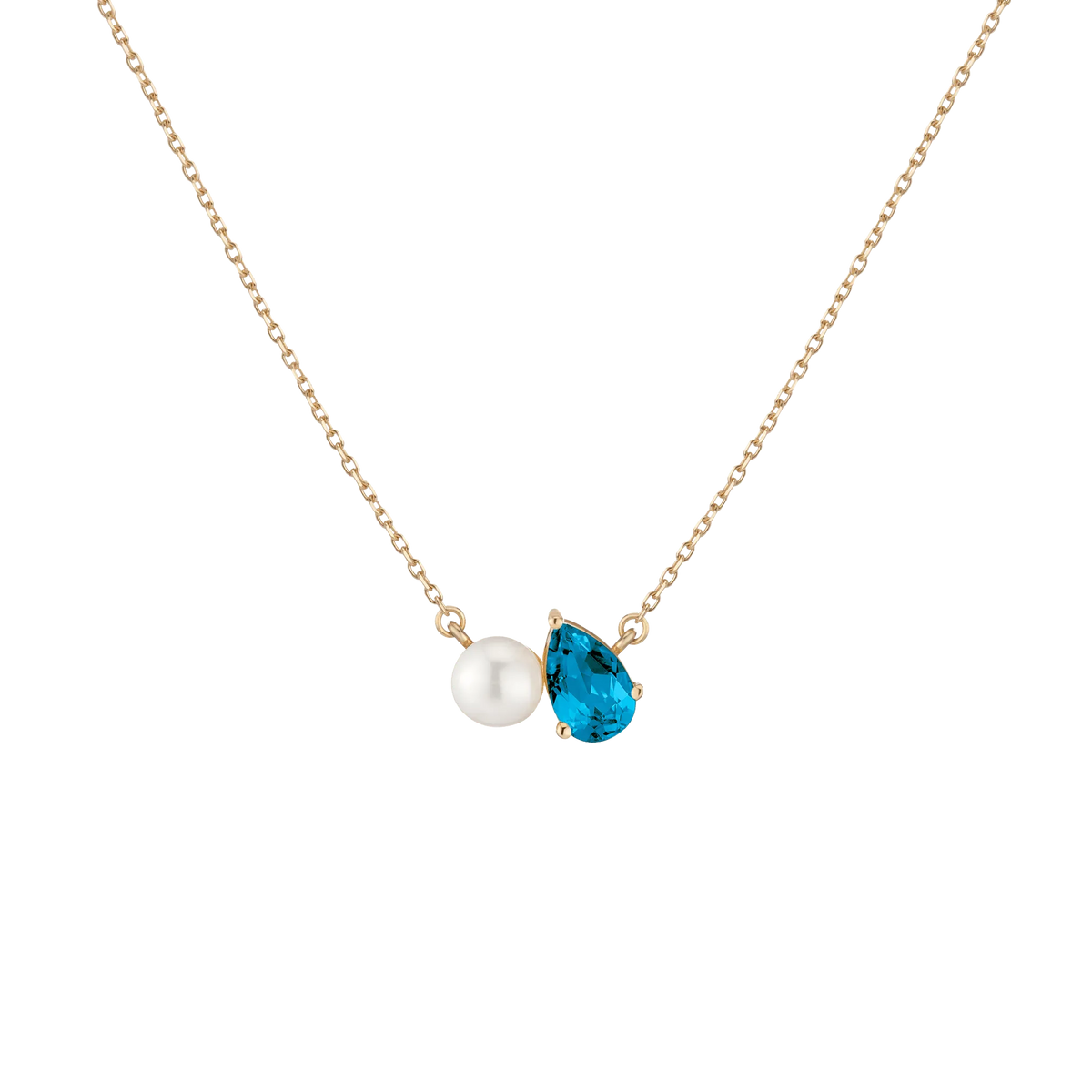Pearl Toi et Moi Necklace