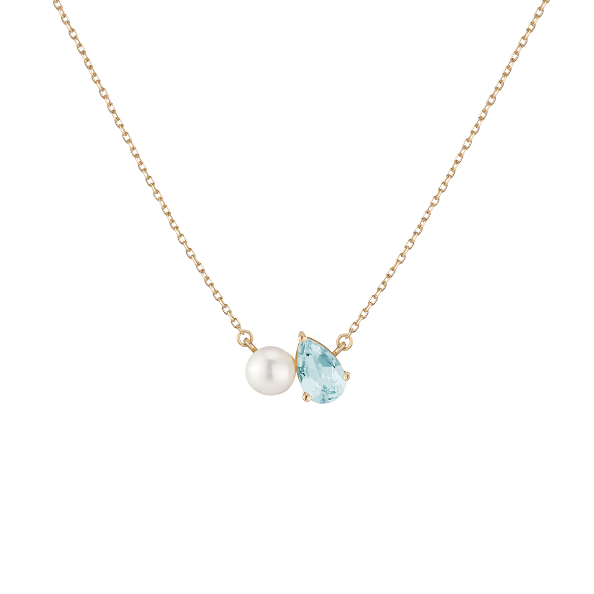 Pearl Toi et Moi Necklace