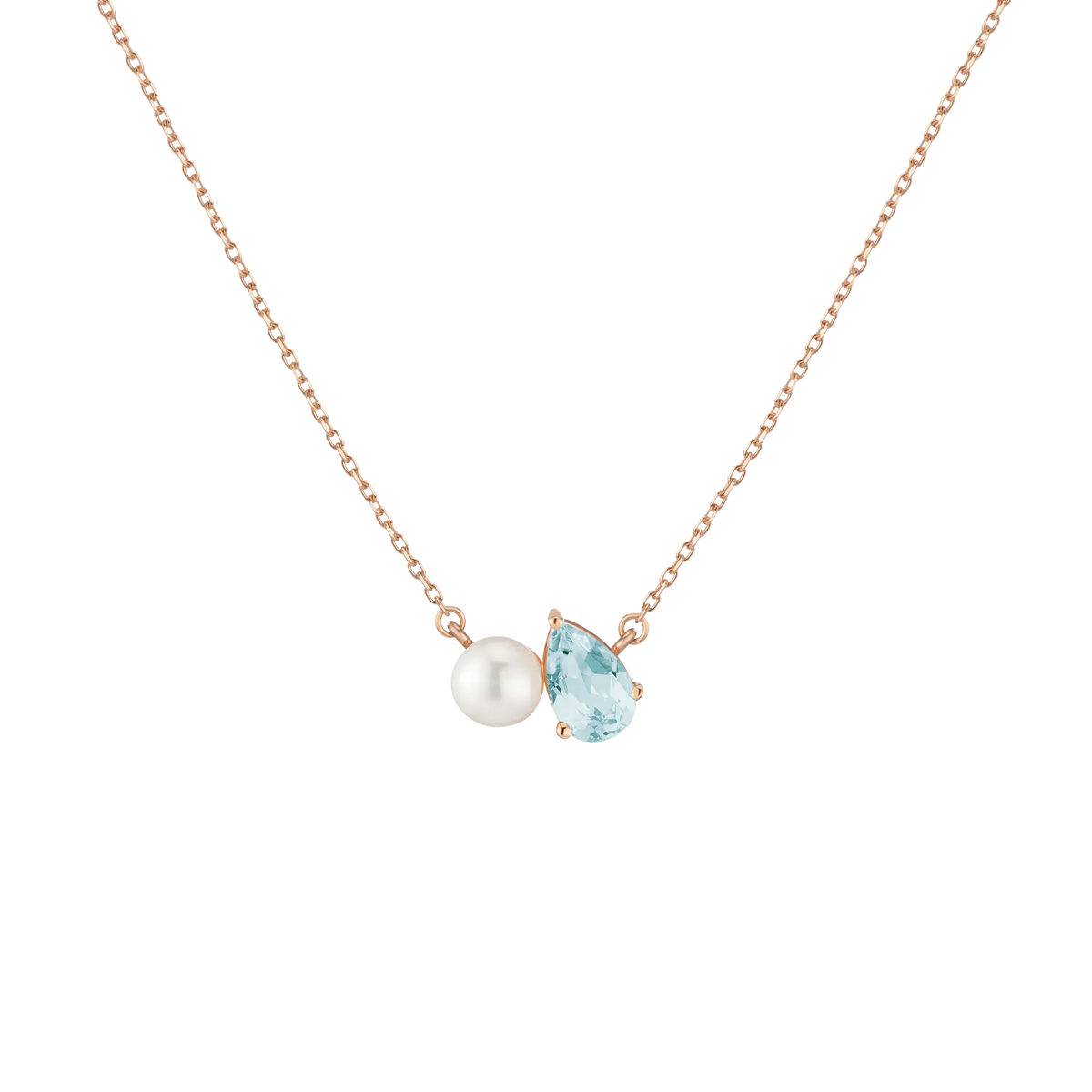 Pearl Toi et Moi Necklace