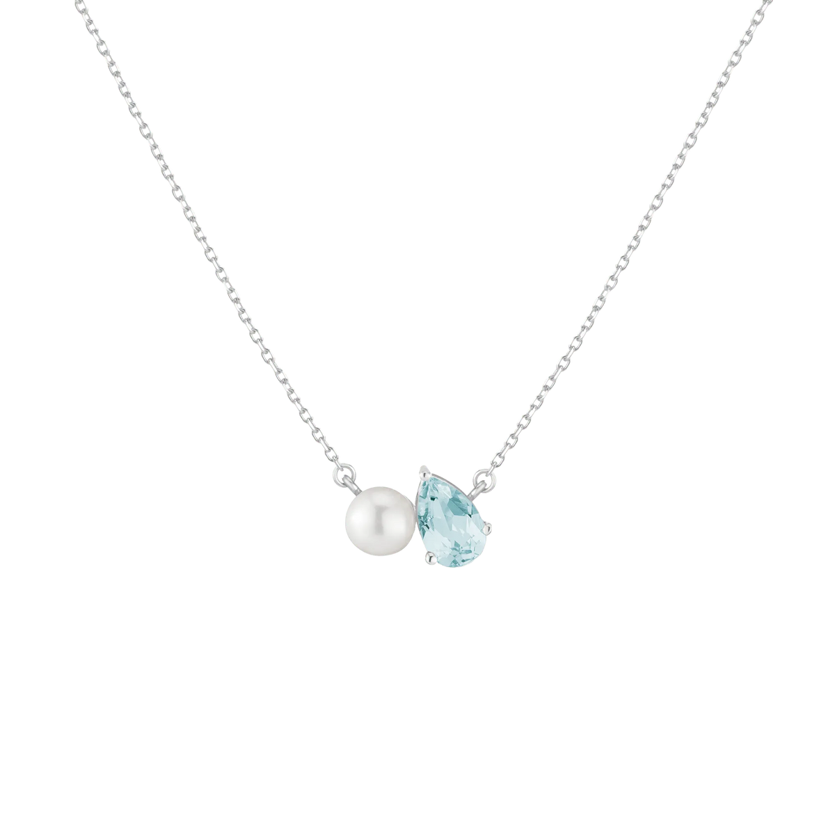 Pearl Toi et Moi Necklace