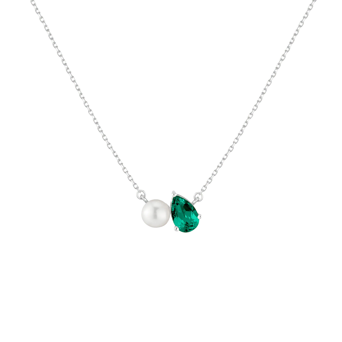 Pearl Toi et Moi Necklace