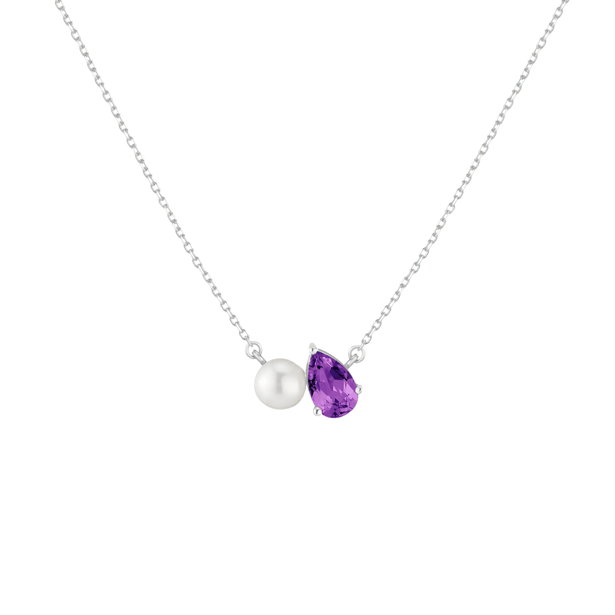 Pearl Toi et Moi Necklace