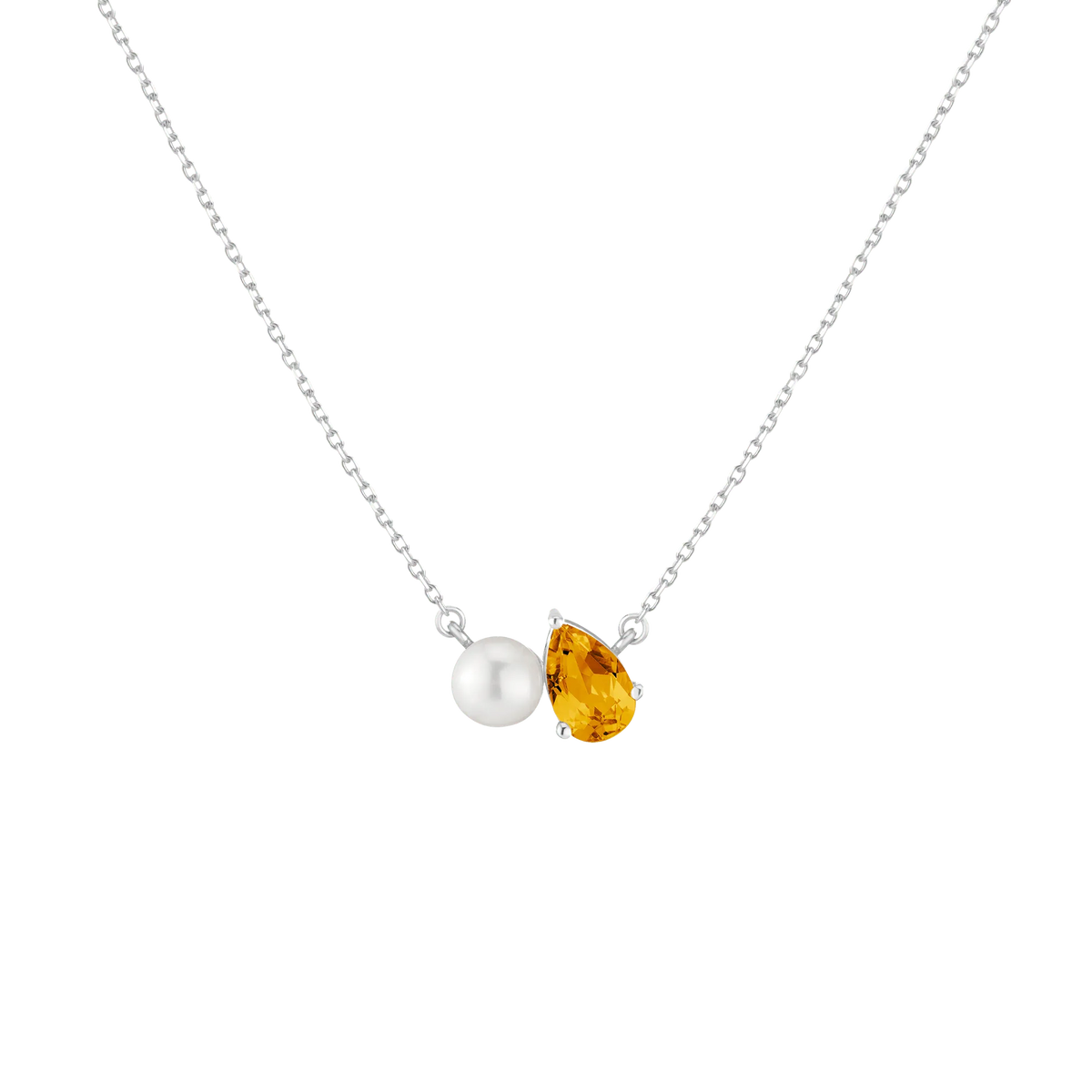 Pearl Toi et Moi Necklace