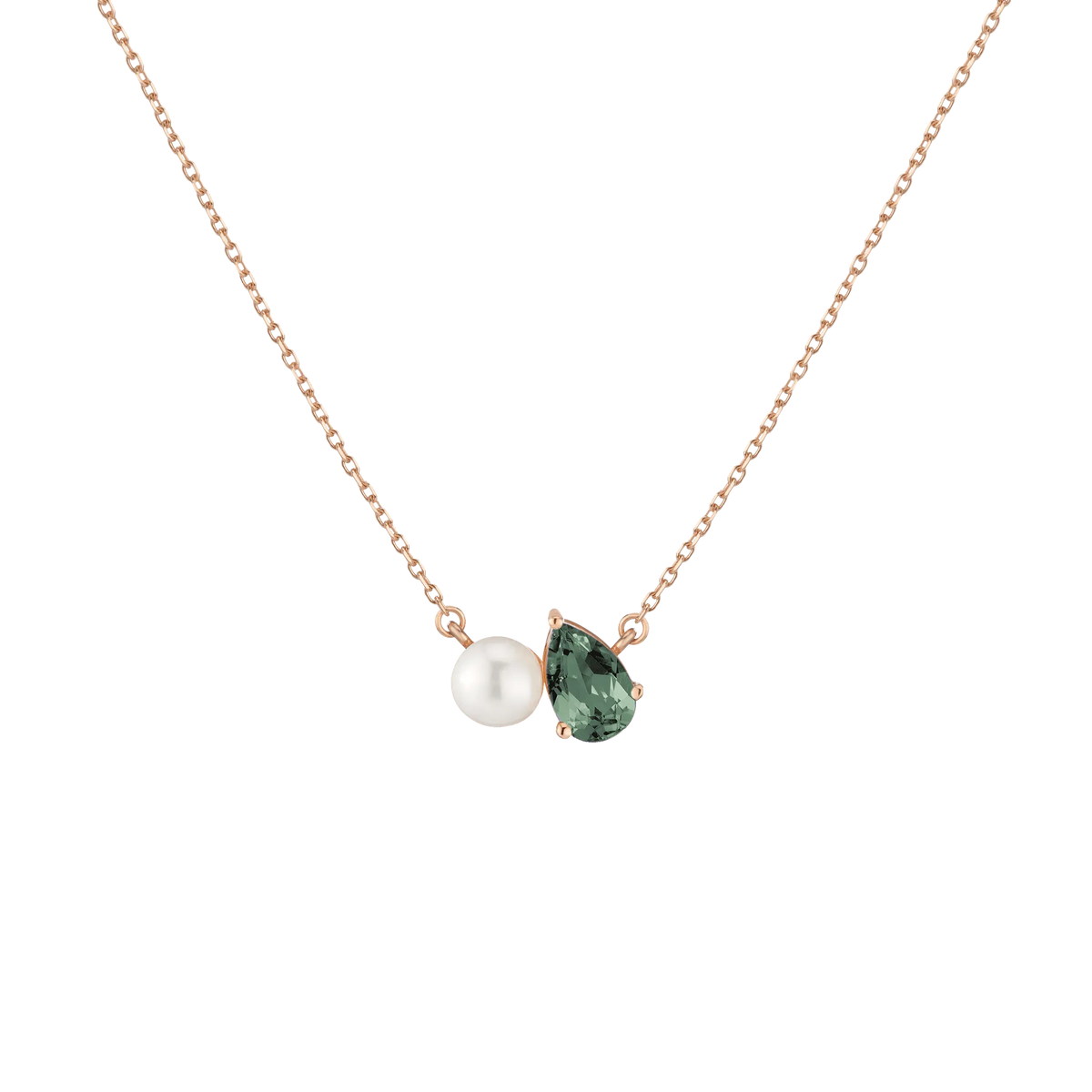 Pearl Toi et Moi Necklace
