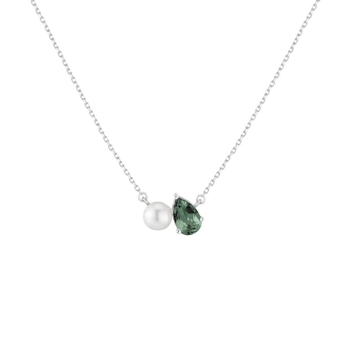 Pearl Toi et Moi Necklace