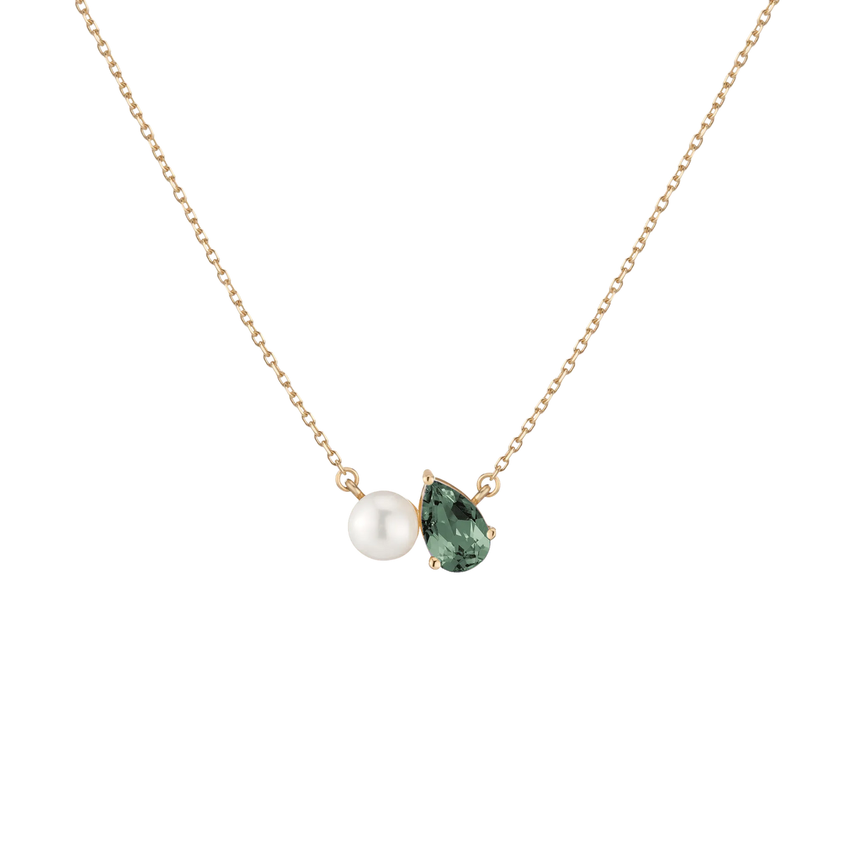 Pearl Toi et Moi Necklace