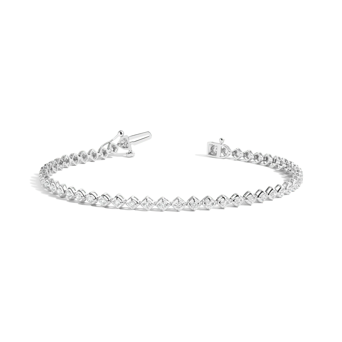 Petite Lab Grown Diamond Tennis Bracelet
