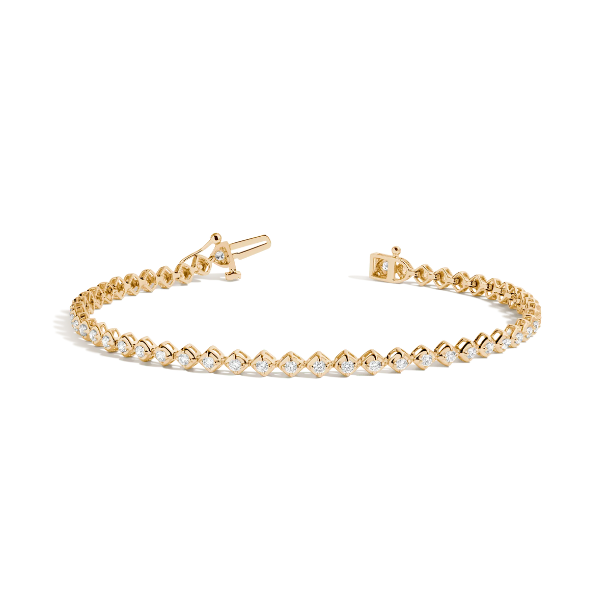 Petite Lab Grown Diamond Tennis Bracelet