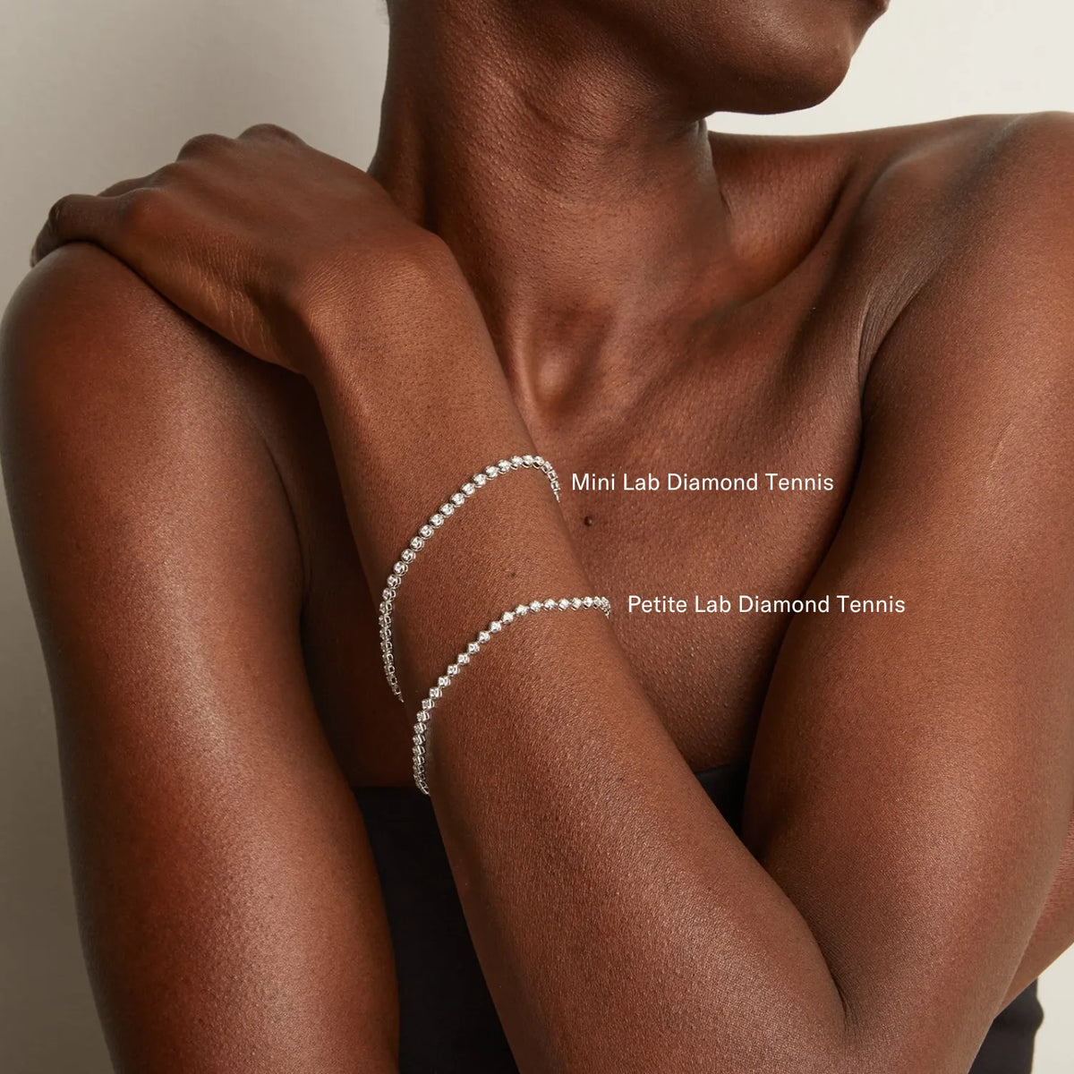 Petite Lab Grown Diamond Tennis Bracelet