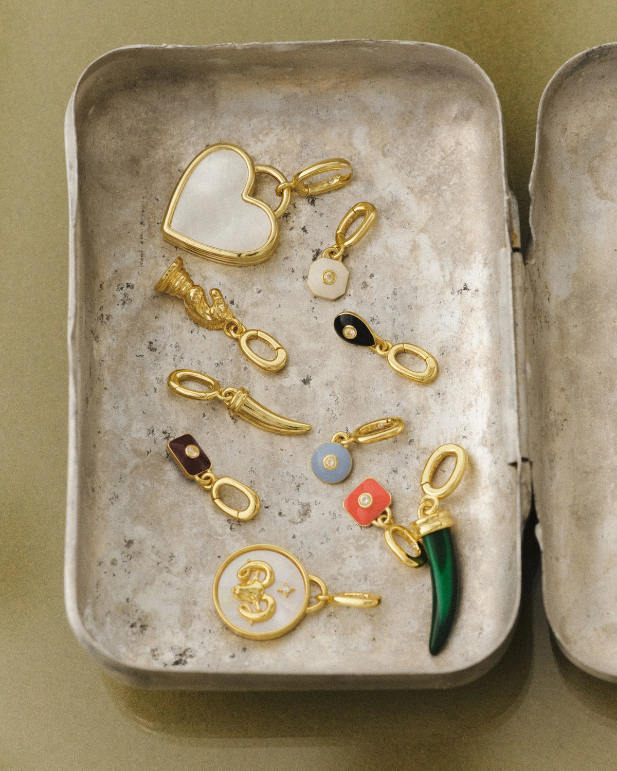 Petite Puff Charm in 18K Gold Plated