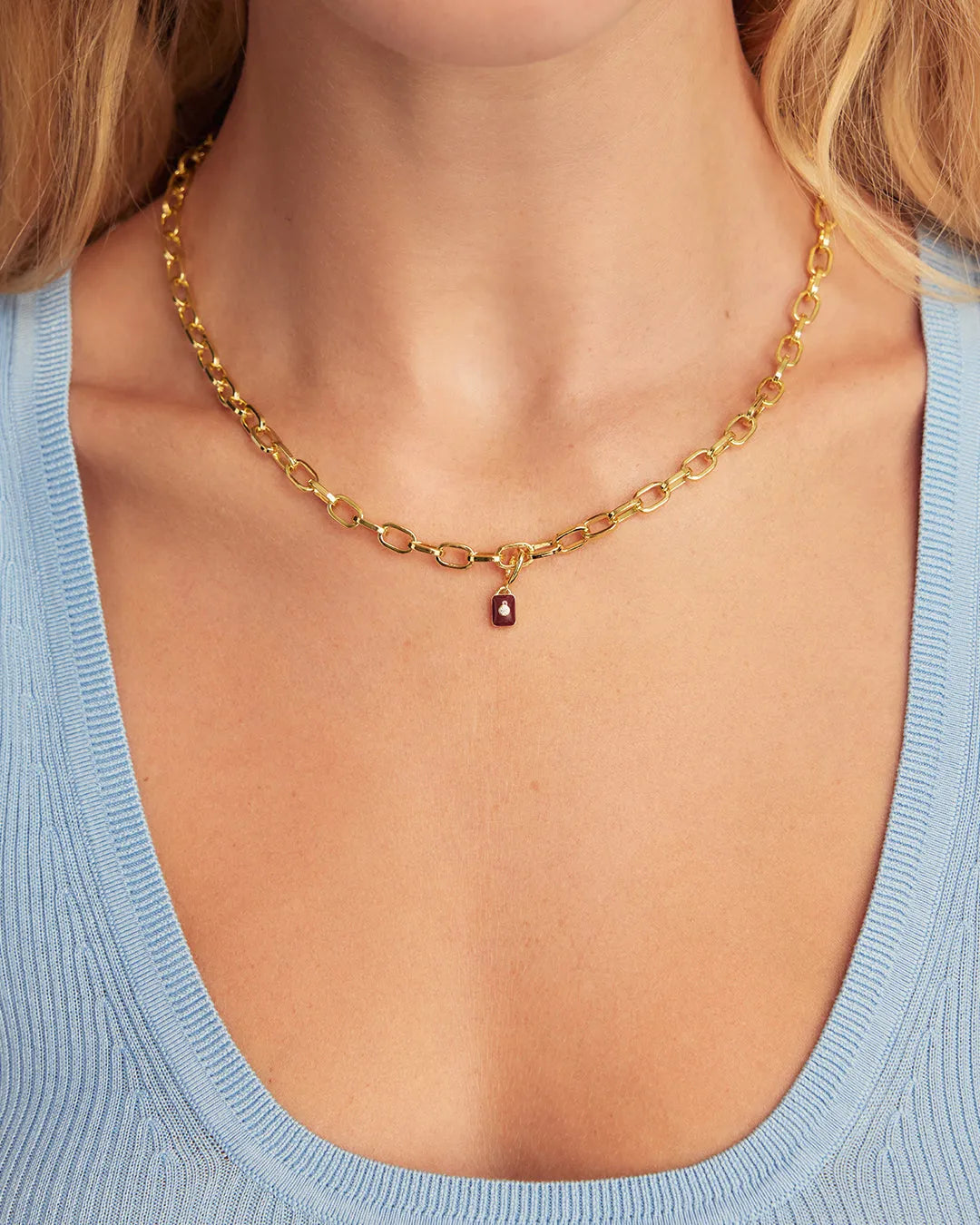 Petite Puff Charm in 18K Gold Plated