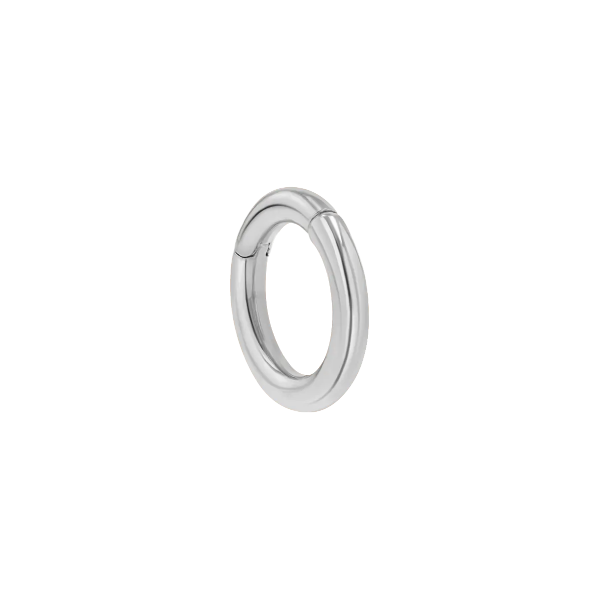 Petite Round Connector Charm Clasp in 14K Gold