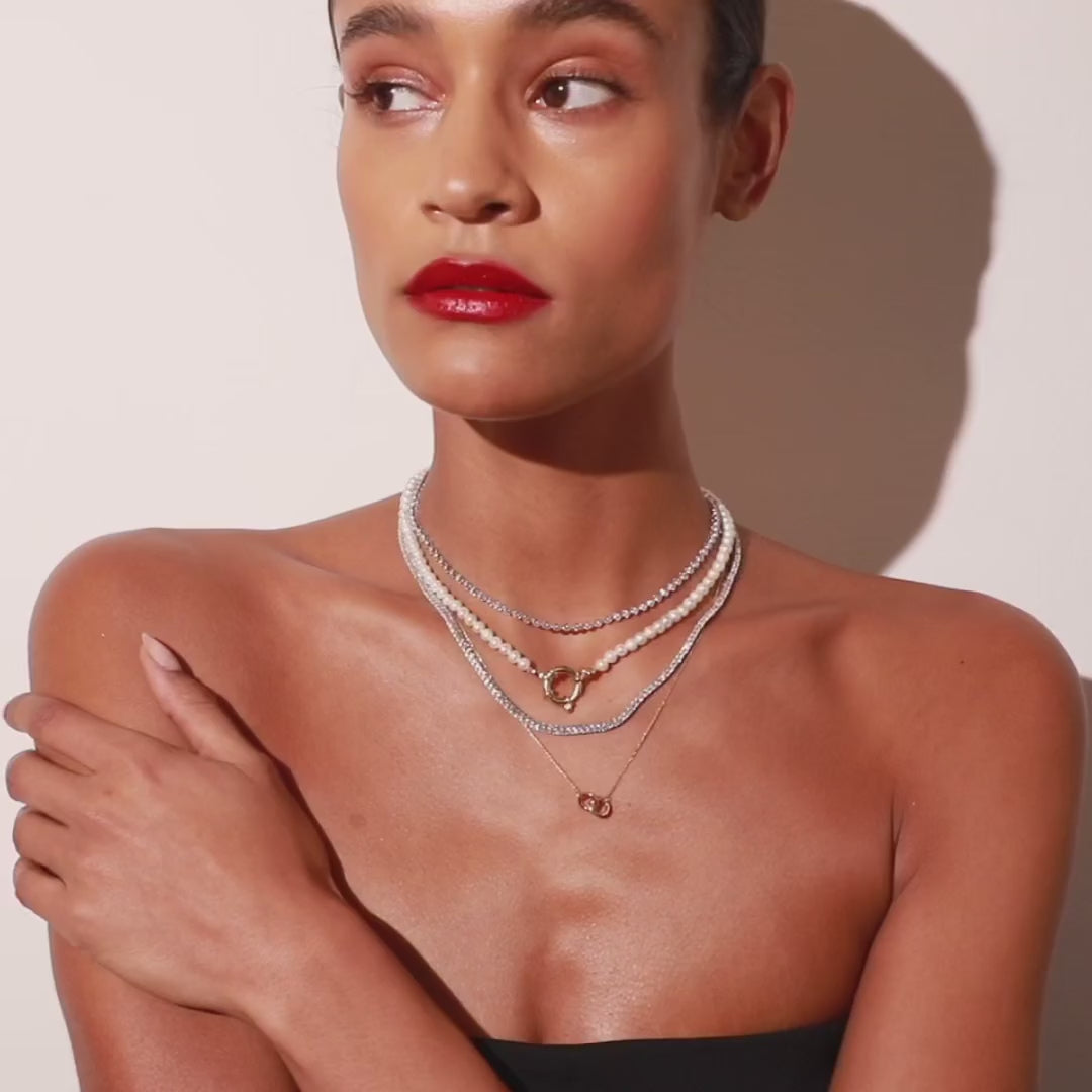 Pearl Aura Beaded Necklace