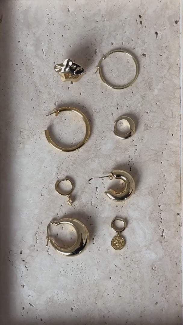 Calais Large Hoop Earrings