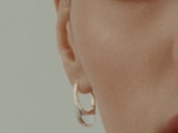 Roscida Quartz Drop Hoops