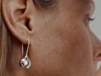 Pebble Curve Drop Earrings