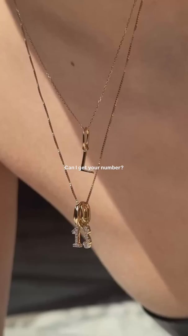 Classic Letter Charm