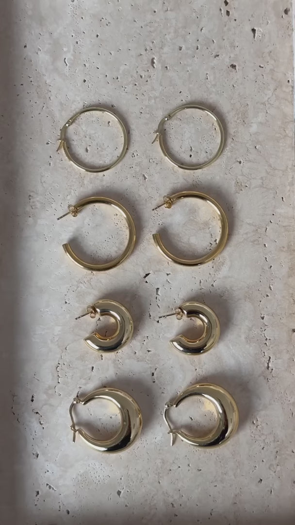 Calais Large Hoop Earrings
